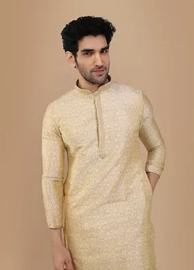 Light Grey Chikankari Kurta Set